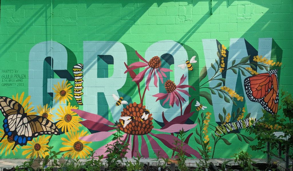 Community Mural Project Starts in Garage