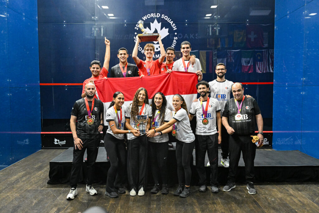 Egypt Junior Squash Titles Secured at World Event Egypt Junior Squash Titles Secured at World Event